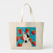 Grand Tote Bag Rex La TV Terrier Fruits Fourre-tout (Dos)