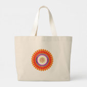 Grand Tote Bag Rhythmic Euphoria Mandala (Dos)