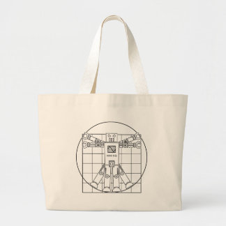 Grand Tote Bag Robot de da Vinci Vitruvian