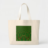 Grand Tote Bag Robots verts (Devant)