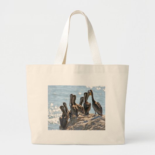 Grand Tote Bag Rock pélican (Devant)