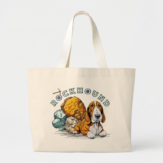 Grand Tote Bag Rockhound Pun (Devant)