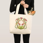 Grand Tote Bag Romantic Art Nouveau Home Accent (Devant (produit))