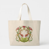 Grand Tote Bag Romantic Art Nouveau Home Accent (Dos)