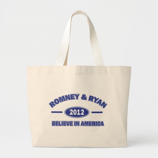 Grand Tote Bag Romney Et Ryan 2012 (Devant)