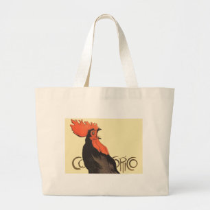 Grand Tote Bag Rooster Steinlen Cocorico