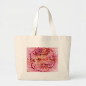 Grand Tote Bag rose (Devant)