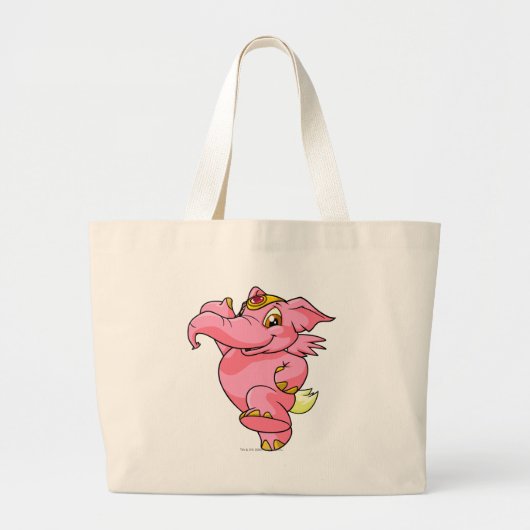 Grand Tote Bag Rose d'Elephante (Devant)