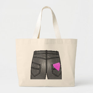 Grand Tote Bag Rose Hansky droit