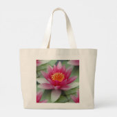 Grand Tote Bag Rose Lotus Water Lily (Dos)
