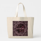 Grand Tote Bag Rose Mandala  (Dos)