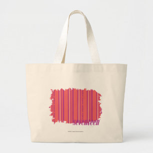 Grand Tote Bag Rose mince 2 de rayures