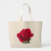 Grand Tote Bag Rose rouge - Rose rouge (Dos)