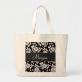 Grand Tote Bag Roses Chéries (Devant)