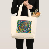 Grand Tote Bag Roue de couleurs (Devant (produit))