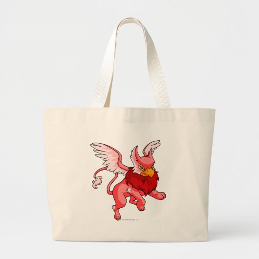 Grand Tote Bag Rouge d'aire (Devant)