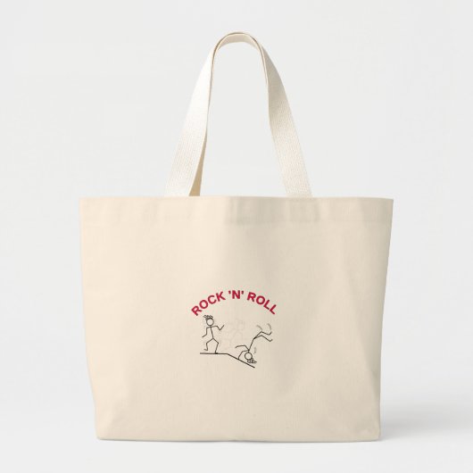 Grand Tote Bag Rouleau Rock 'N' (Devant)
