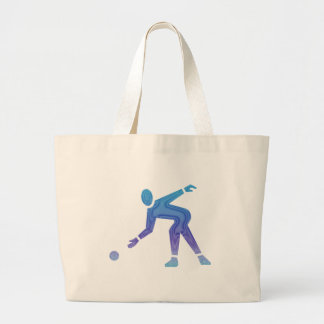 Grand Tote Bag Roulement dans le bleu
