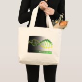 Grand Tote Bag Rythme de la vie (Devant (produit))