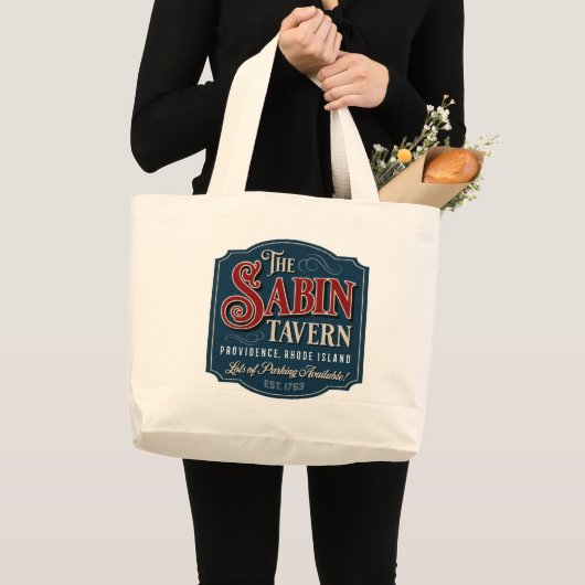 Grand Tote Bag Sabin Tavern - Jumbo Fourre-tout ! (Devant (produit))
