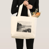 Grand Tote Bag Sagamore Dock, Lake George : 1904 (Devant (produit))