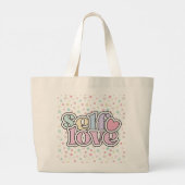 Grand Tote Bag S'aimer soi-même avec puissance (Dos)
