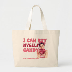 Grand Tote Bag Saint Valentin Amour de soi