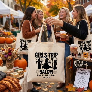 Grand Tote Bag Salem Bachelorette personnalisée, voyage entre fil