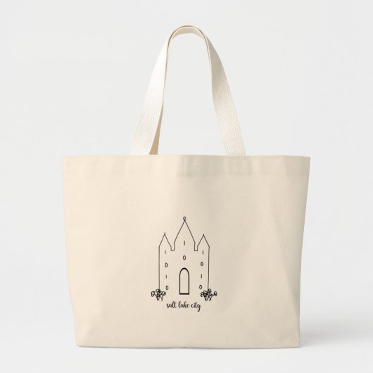 Grand Tote Bag salke city utatemple (Devant)