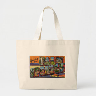 Grand Tote Bag Salutations de Palm Springs la Californie