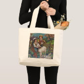Grand Tote Bag Salutations de Pâques 1908 (Devant (produit))