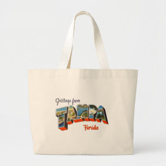 Grand Tote Bag Salutations de Tampa, la Floride