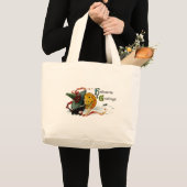 Grand Tote Bag Salutations d'Halloween (Devant (produit))