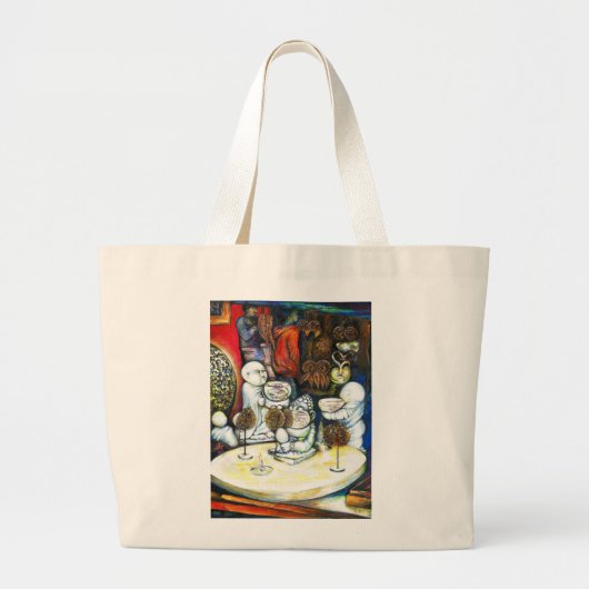 Grand Tote Bag Sans échec par défi (Devant)