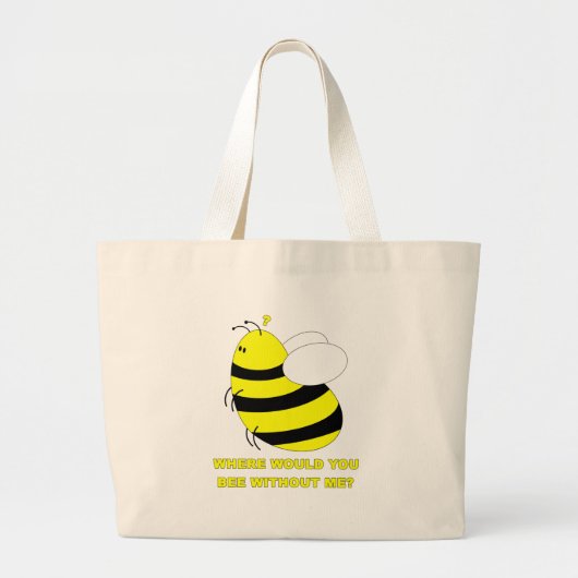 Grand Tote Bag Sans moi (Devant)