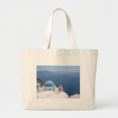 Grand Tote Bag Santorin Grèce (Devant)