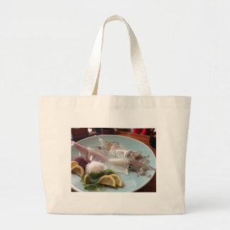 Grand Tote Bag Sashimi de calmar Repas Japonais Service Déjeuner