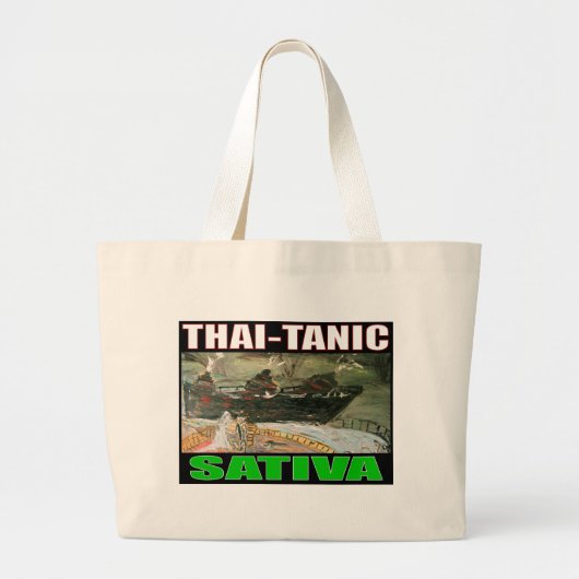 GRAND TOTE BAG SATIVA THAÏLANDAIS-TANIQUE (Devant)