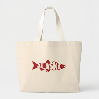 Grand Tote Bag Saumon de l'Alaska