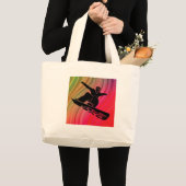 Grand Tote Bag Saut à neige (Devant (produit))