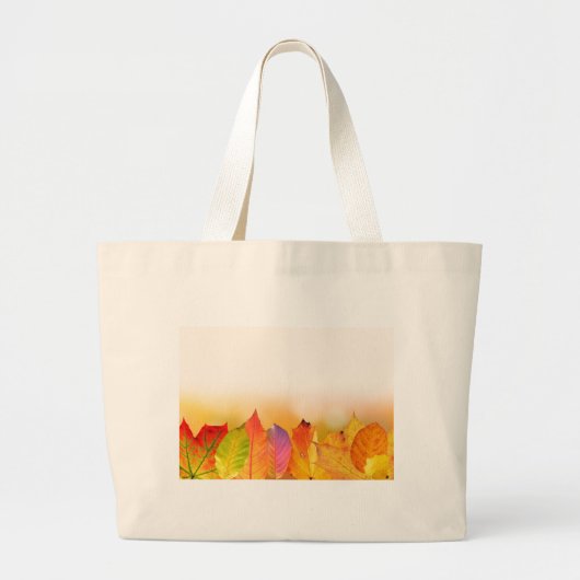 Grand Tote Bag Saut d'automne fourre-tout. (Devant)