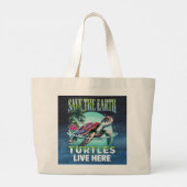 Grand Tote Bag Save The Planet (Dos)
