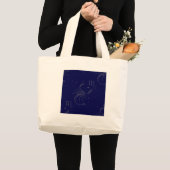 Grand Tote Bag scorpio étoiles (Devant (produit))