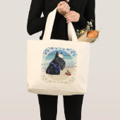 Grand Tote Bag Scottie à la Plage (Devant (produit))