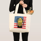 Grand Tote Bag Scream American (Devant (produit))