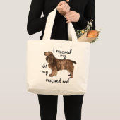 Grand Tote Bag Secourir l'analyseur de champ (Devant (produit))