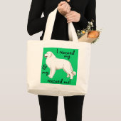 Grand Tote Bag Secourir les grandes Pyrénées (Devant (produit))