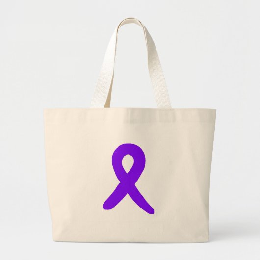 Grand Tote Bag Sensibilisation au cancer (Devant)