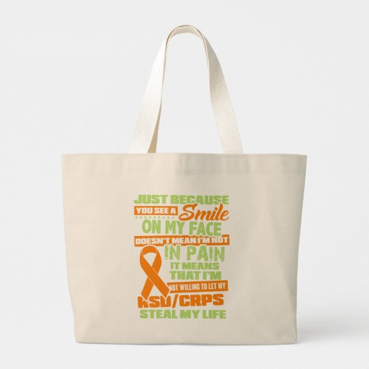 Grand Tote Bag Sensibilisation aux RSD CRPS (Dos)