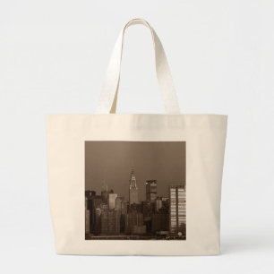 Grand Tote Bag Sepia New York